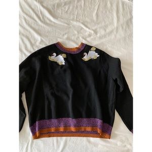 🌟SALE🌟Bimba and Lola fun black sweater sz L